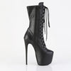 JUBILANT-1048 Plateau Stiefeletten Schwarz Matt von Pleaser – Ansicht 5