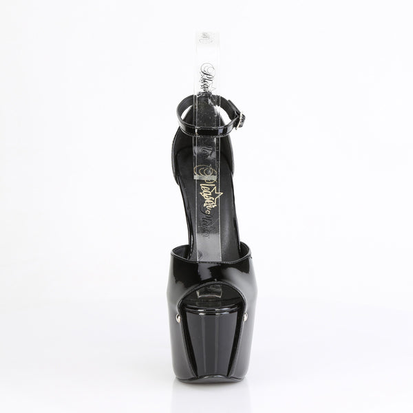 JUBILANT-15 Plateau Sandaletten Schwarz von Pleaser – Ansicht 2