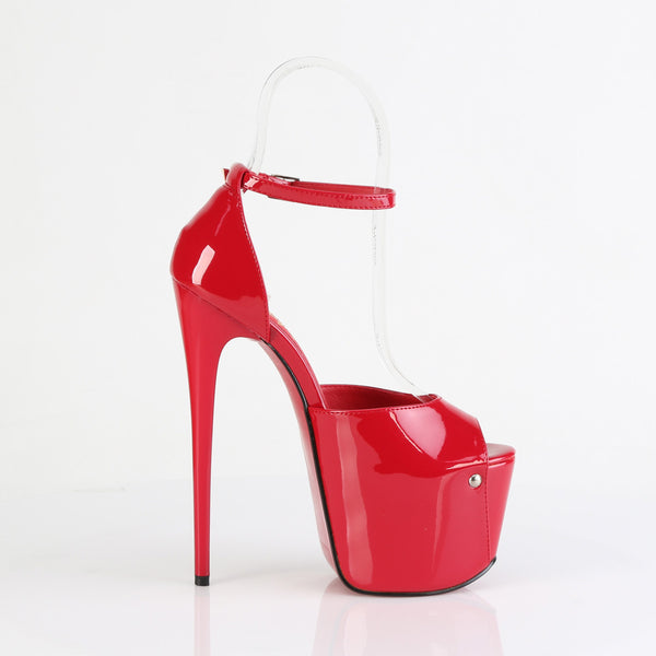 JUBILANT-15 Plateau Sandaletten Rot von Pleaser – Ansicht 5