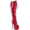 JUBILANT-3012 Plateau Stiefel Rot von Pleaser