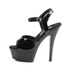 JULIET-209 Plateau Sandaletten Schwarz von Funtasma – Ansicht 3