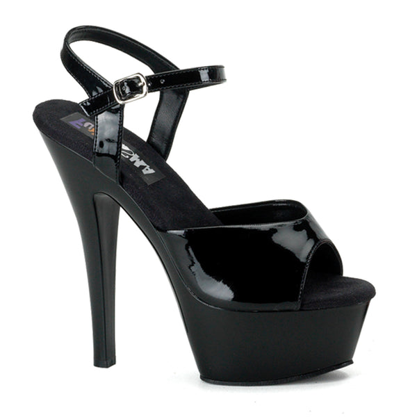 JULIET-209 Plateau Sandaletten Schwarz von Funtasma
