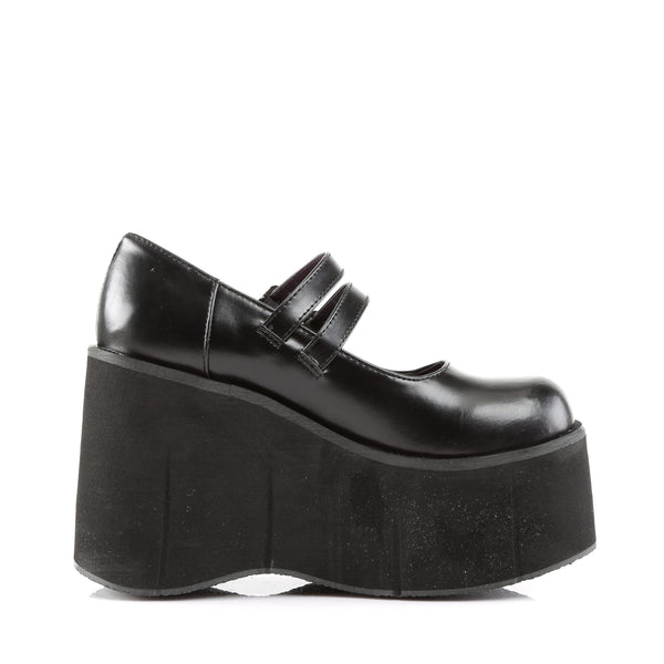 KERA-08 Plateau Schuh schwarz matt Mary Janes von DemoniaCult – Ansicht 5