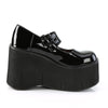 KERA-08 Plateau Schuh schwarz Lack Mary Janes von DemoniaCult – Ansicht 5
