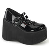 KERA-08 Plateau Schuh schwarz Lack Mary Janes von DemoniaCult