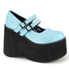 KERA-08 Plateau Schuh blau Mary Janes von DemoniaCult