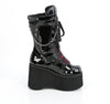 KERA-121 Plateau Stiefel Schwarz Lack von DemoniaCult – Ansicht 5
