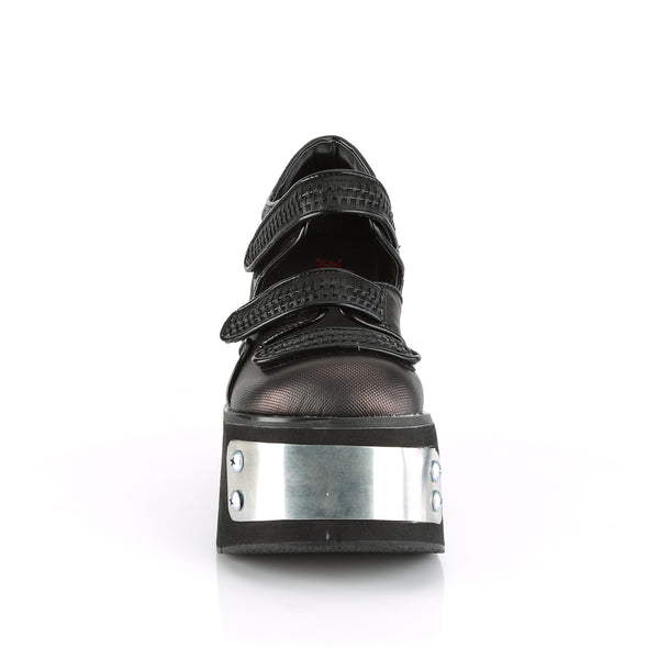 KERA-13 Plateau Schuhe Schwarz Braun von DemoniaCult – Ansicht 2
