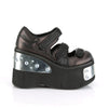 KERA-13 Plateau Schuhe Schwarz Braun von DemoniaCult – Ansicht 5