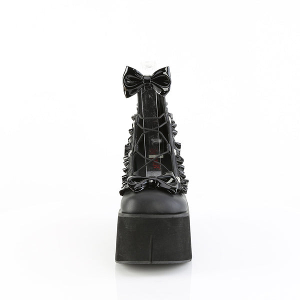 KERA-18 Plateau Schuhe Schwarz Matt von DemoniaCult – Ansicht 2
