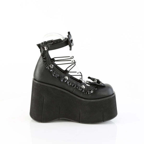KERA-18 Plateau Schuhe Schwarz Matt von DemoniaCult – Ansicht 5
