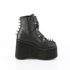 KERA-68 Plateau Stiefeletten Gothic Anhänger Schnallen schwarz Nieten von DemoniaCult – Ansicht 5