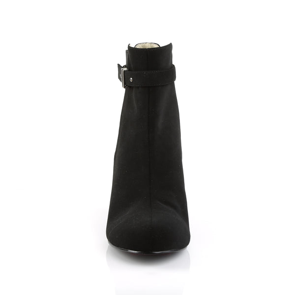 KIMBERLY-102 Stiefeletten Schwarz Samt von Pleaser Pink Label – Ansicht 2