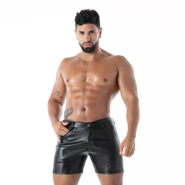 Schwarze Kinky-Shorts von TOF Paris – Ansicht 3