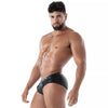 Schwarzer Kinky Full Zip Brief mit durchgehendem Reißverschluss von TOF Paris – Ansicht 4