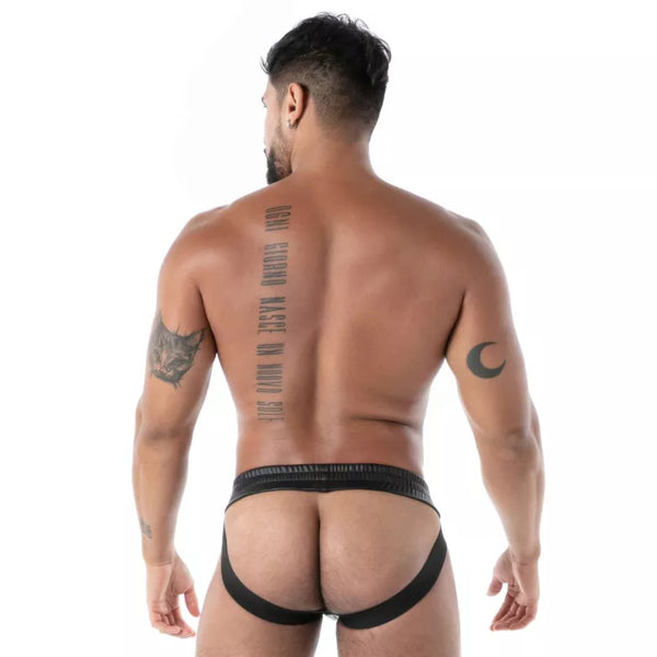 Schwarzer Kinky-Jockstrap von TOF Paris – Ansicht 4