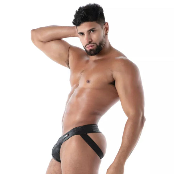 Schwarzer Kinky-Jockstrap von TOF Paris – Ansicht 3