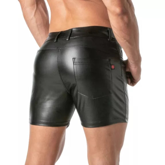 Mid-Thigh Shorts eng anliegend mit 4 Taschen & Reißverschluss | TOF Paris