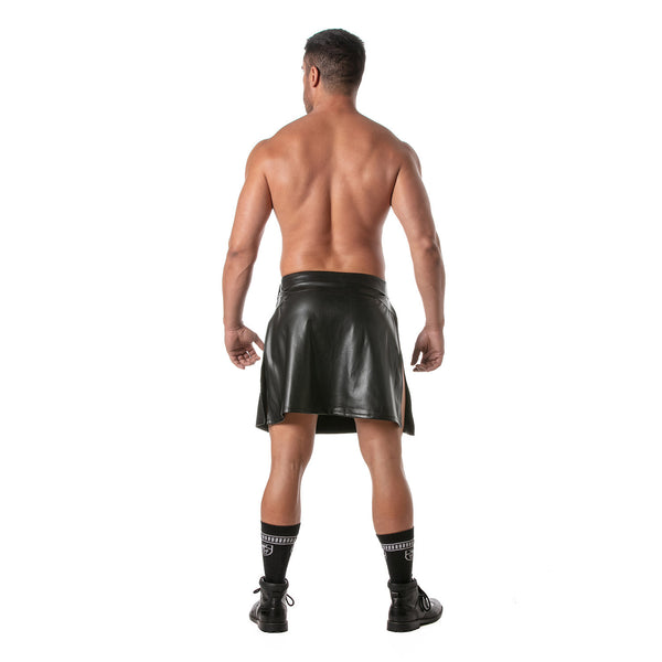 Asymmetrischer Herrenrock mit Reißverschlusstasche & Taillenverschluss | TOF Paris