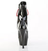 KISS-1020-1 Plateau Stiefeletten - Schwarz Lack | Pleaser