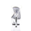 KISS-202 Plateau Pantoletten Transparent von Pleaser – Ansicht 4