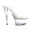 KISS-202 Plateau Pantoletten Transparent von Pleaser – Ansicht 5