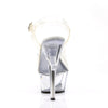 KISS-208 Plateau Sandaletten Transparent | Pleaser