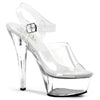 KISS-208 Plateau Sandaletten Transparent | Pleaser