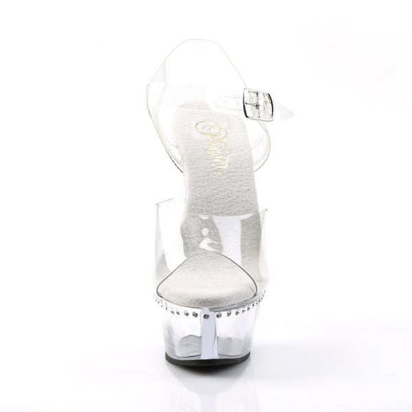 KISS-208LS Plateau Sandaletten schwarz von Pleaser – Ansicht 2