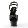 KISS-209 Plateau Sandaletten Schwarz von Pleaser – Ansicht 2