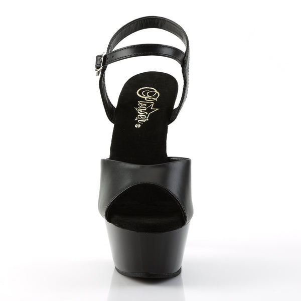 KISS-209 Plateau Sandaletten Schwarz von Pleaser – Ansicht 2
