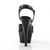 KISS-209 Plateau Sandaletten Schwarz von Pleaser – Ansicht 4