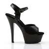 KISS-209 Plateau Sandaletten Schwarz von Pleaser – Ansicht 5