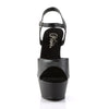 KISS-209 Plateau Sandaletten Matt Schwarz von Pleaser – Ansicht 2