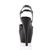 KISS-209 Plateau Sandaletten Matt Schwarz von Pleaser – Ansicht 4