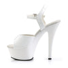 KISS-209 Plateau Sandaletten Lack Weiß von Pleaser – Ansicht 3