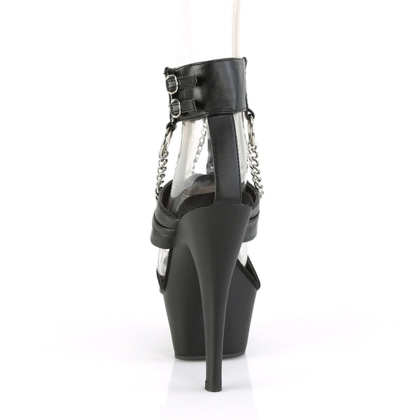 KISS-261 Plateau Sandaletten Schwarz | Pleaser