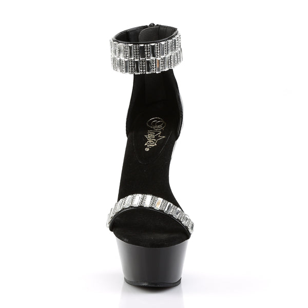 KISS-269RS Plateau Sandaletten schwarz von Pleaser – Ansicht 2