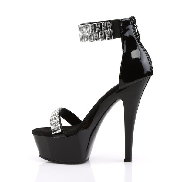KISS-269RS Plateau Sandaletten schwarz von Pleaser – Ansicht 3
