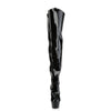 KISS-3010 Plateau Overknee Stiefel - Schwarz von Pleaser – Ansicht 2