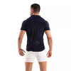 Herren Cordhemd kurzarm - Retro-Chic & strukturierter Schnitt in Marineblau | TOF Paris