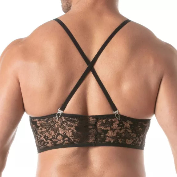 Lace Bustier Herren - Verstellbar, Elegant & Vielseitig in Schwarz | TOF Paris