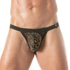 Jockstrap Herren Schwarz - Transparente Spitze & Garter-Loops | TOF Paris