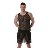 Tank Top Herren Spitze - Elegant, Stretch & Atmungsaktiv, Schwarz | TOF Paris