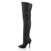 LEGEND-8899 Overknee Stiefel Schwarz Echtleder | Pleaser SALE