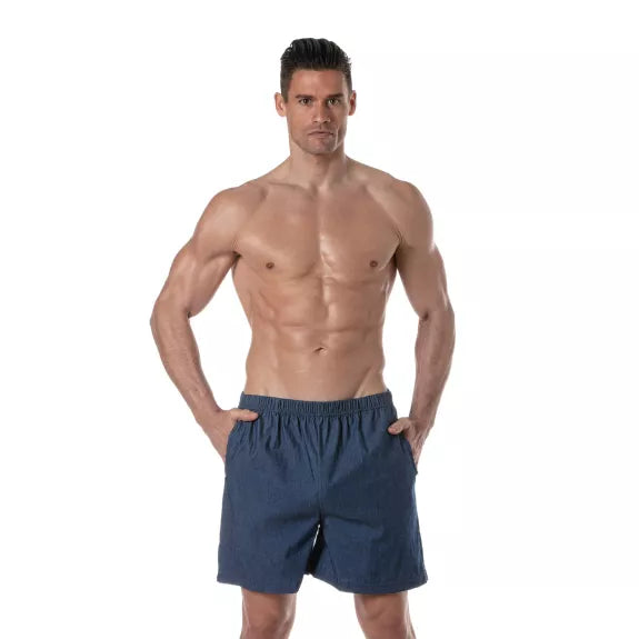 Bermuda Shorts Blau - Leicht, luftig & mit elastischem Bund | TOF Paris