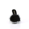 LIP-101-8 Plateau Pantoletten Schwarz/Transparent von Fabulicious – Ansicht 2