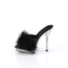 LIP-101-8 Plateau Pantoletten Schwarz/Transparent von Fabulicious – Ansicht 3