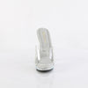 LIP-101DM Plateau Pantoletten Transparent/Silber von Fabulicious – Ansicht 2