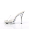LIP-101SDT Plateau Pantoletten Transparent von Fabulicious – Ansicht 3